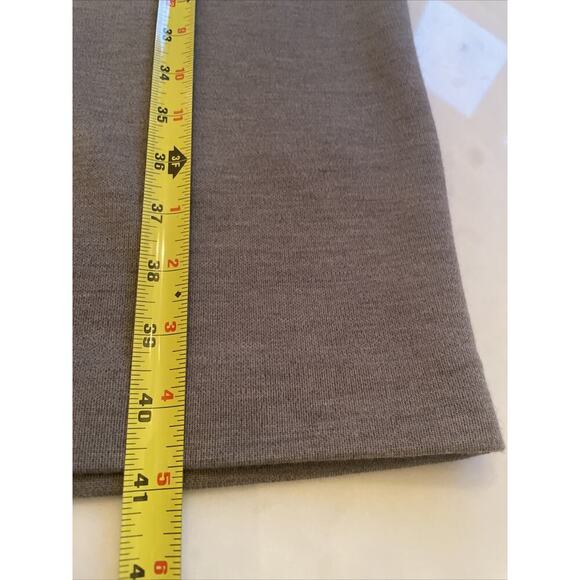 Ralph Lauren Purple Label Merino Wool Sleeveless Turtleneck Midi Dress M Gray - Picture 8 of 8